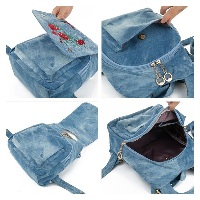 Blue Denim School 20 Litre Backpack Capacity 20 Litre-Denim Backpacks-Innovato Design-Innovato Design