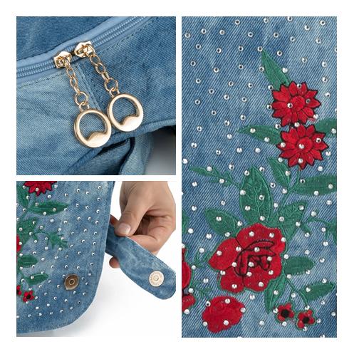 Blue Denim School 20 Litre Backpack Capacity 20 Litre-Denim Backpacks-Innovato Design-Innovato Design