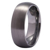 8mm Classic Matte Domed Silver Tungsten Wedding Ring-Rings-Innovato Design-6-Innovato Design