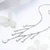95 Sterling Silver Moon and Stars Chain Necklace - InnovatoDesign