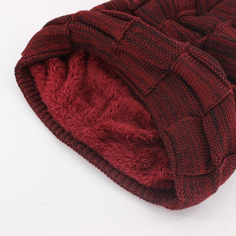 Hip-hop Wool Winter Skullie, Beanie or Knit Hat-Hats-Innovato Design-Red-Innovato Design