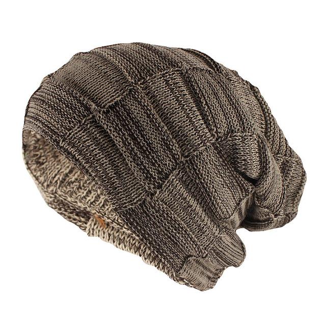 Hip-hop Wool Winter Skullie, Beanie or Knit Hat-Hats-Innovato Design-Khaki-Innovato Design