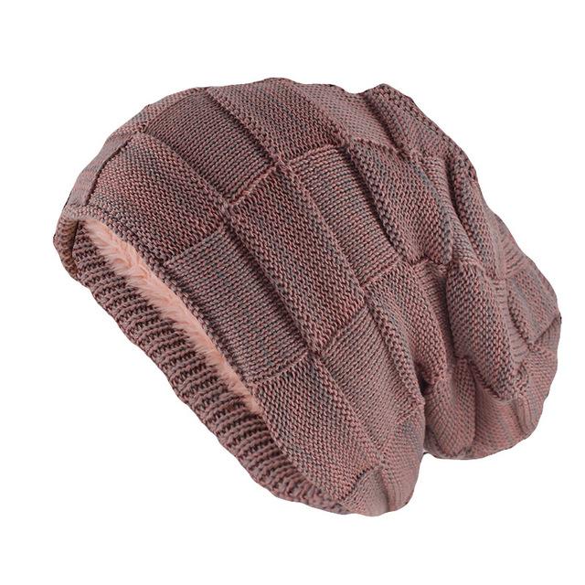 Hip-hop Wool Winter Skullie, Beanie or Knit Hat-Hats-Innovato Design-Pink-Innovato Design