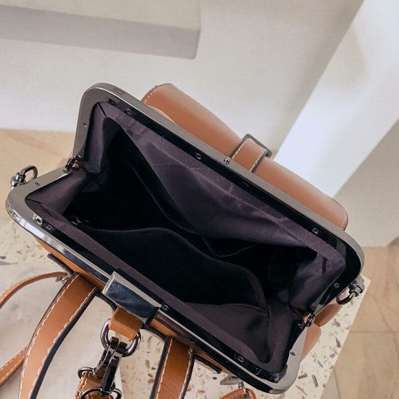 Large Capacity Vintage Genuine Leather School Bag, Rucksack and Backpack-Backpacks-Innovato Design-Black-Innovato Design