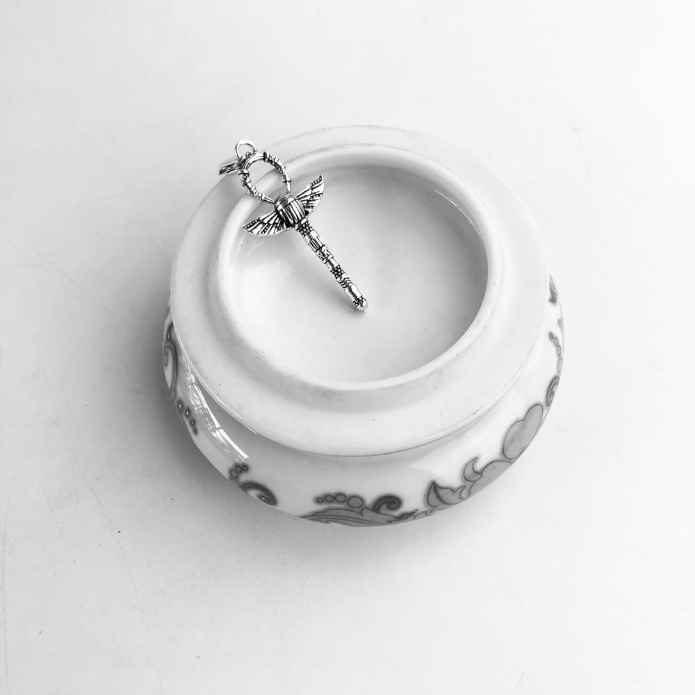 925 Sterling Silver Ankh Cross with Scarab Charms Pendant-Necklaces-Innovato Design-Innovato Design