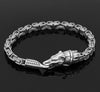 Men's Stainless Steel Nordic Wolf Chain Amulet Bracelet - InnovatoDesign