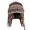 Trapper Leather Bomber Hat with Earflaps