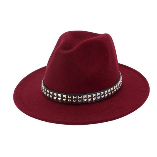 Wide Brim Cotton Fedora Panama Hat with Metal Sequins Hatband-Hats-Innovato Design-Green-Innovato Design