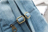Handmade Blue Denim Canvas Casual 20 to 35 Litre Backpack-Denim Backpacks-Innovato Design-Innovato Design