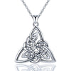 925 Sterling Silver Trinity Celtic Knot Fine Pendant Necklace - InnovatoDesign