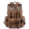 Waxed Multi-functional Waterproof Canvas 20 to 35 Litre Backpack - InnovatoDesign