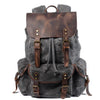 Waxed Multi-functional Waterproof Canvas 20 to 35 Litre Backpack - InnovatoDesign