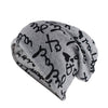 Scribbled Letters Style Beanie, Scarf or Skullie