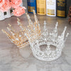 King & Queen Tiara Rhinestones Crown for Wedding or Prom - InnovatoDesign