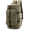 Multifunction Waterproof Canvas Leather Backpack for Men - InnovatoDesign