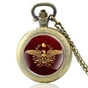 Classic Pocket Watch with Aquila Eagle of Roman Legion Symbolism - InnovatoDesign