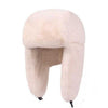 Thick Warm Soft Winter Fur Bomber Hat with Earflaps-Hats-Innovato Design-White-Innovato Design