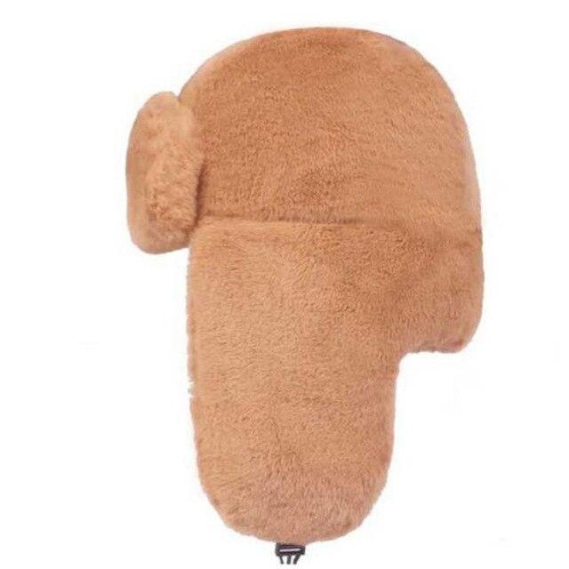 Thick Warm Soft Winter Fur Bomber Hat with Earflaps-Hats-Innovato Design-Camel-Innovato Design