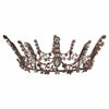 Vintage King & Queen Crowns with Crystals for Wedding or Prom - InnovatoDesign