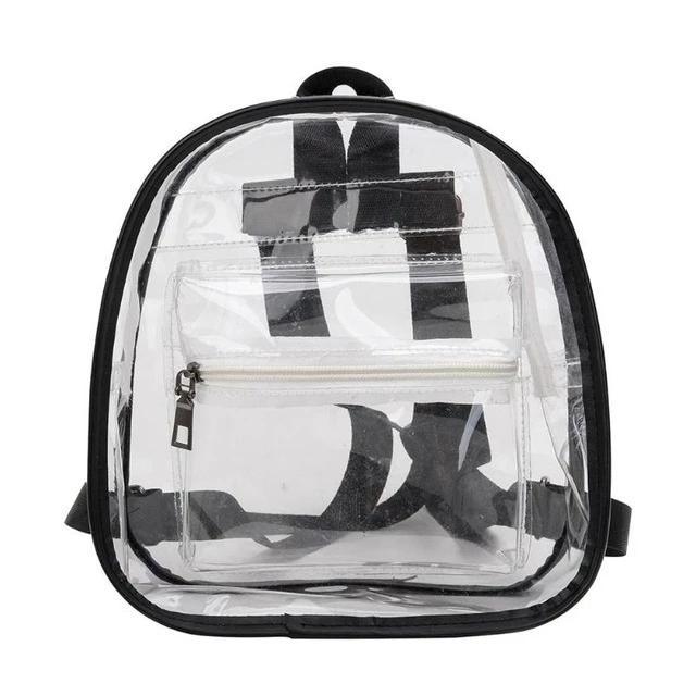 Clear Transparent School Mini Backpack For Teenage Girls-clear backpack-Innovato Design-Clear-Innovato Design