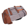 Gray Orange Outdoor Camping/Hiking 34 Litre Travel Backpack with Shoe Compartment - InnovatoDesign