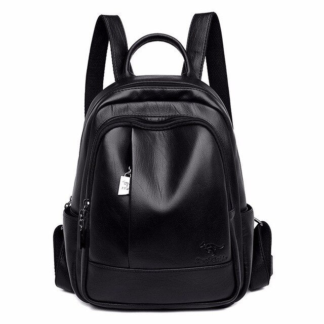 designer black leather backpacks Vintage Italian Backpack headphones and more Backpack For Designer Leather Rucksack