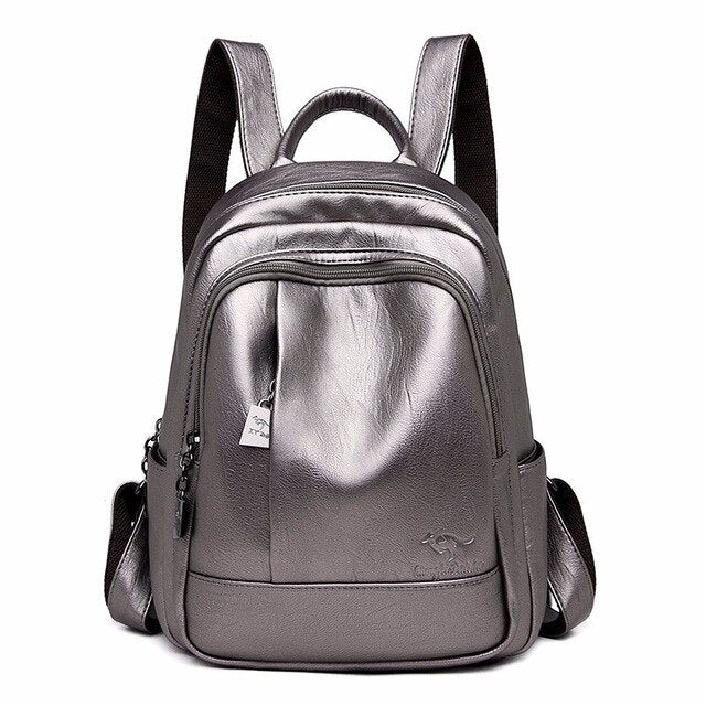 designer leather travel backpacks Luxury Designer Leather Rucksack and Travel Backpack, Bronze
