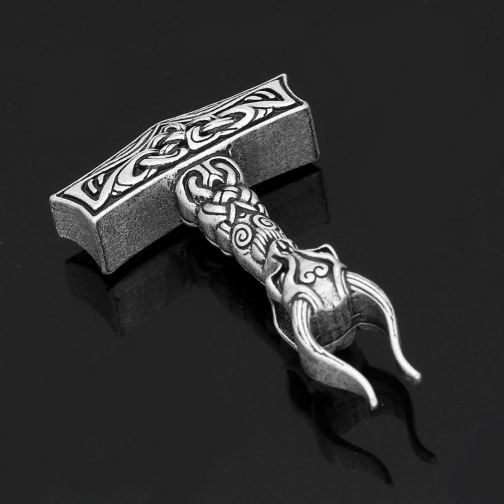 Nordic Viking Sheep Head Hammer Pendant-Necklaces-Innovato Design-Innovato Design
