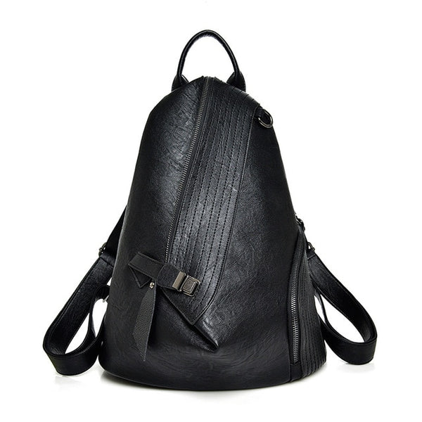 Luxury Casual Shoulder Bag and Backpack-Backpacks-Innovato Design-Black-Innovato Design