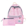 Transparent Fashionable School Backpack-clear backpack-Innovato Design-Pink-Innovato Design