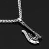 Men's Stainless Steel Nordic Axe Talisman Pendant Necklace-Necklaces-Innovato Design-Innovato Design