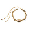 Multi-layer Gold Plated Puka Shell Rope Necklace - InnovatoDesign