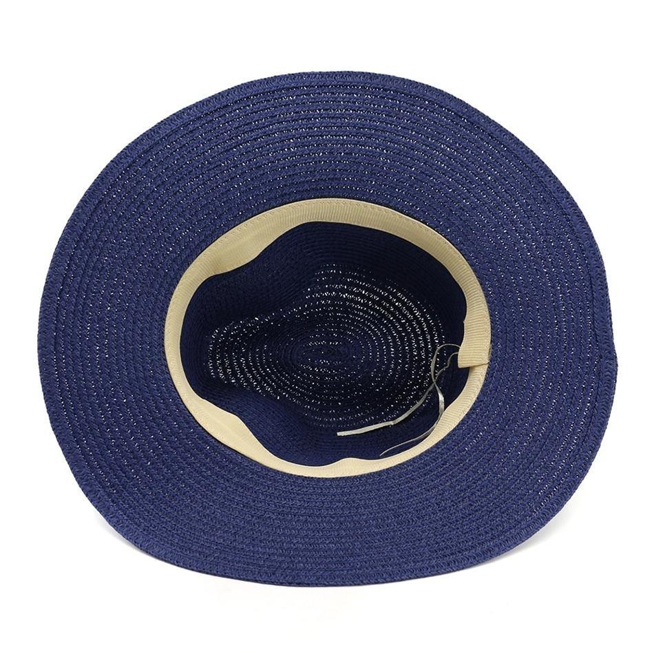 Straw Panama Hat with Scorpion Belt-Hats-Innovato Design-Beige-Innovato Design