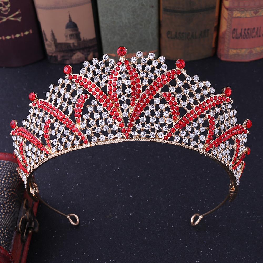 Baroque Crowns & Tiaras for Queen and King with Rhinestones-Crowns-Innovato Design-Silver-Innovato Design