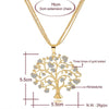 Crystal Tree of Life Pendant Necklace-Necklaces-Innovato Design-Gold-Innovato Design