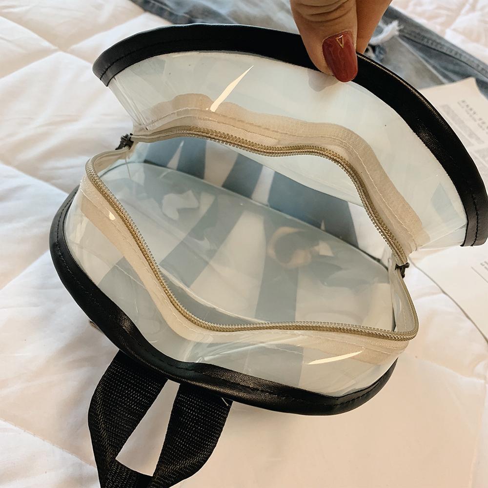 Clear Transparent School Mini Backpack For Teenage Girls-clear backpack-Innovato Design-Clear-Innovato Design