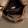 Multi-color Leather Cowhide Backpack with Patchwork Design - InnovatoDesign