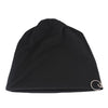 Solid Color Beanie or Skullie with Hoop-Hats-Innovato Design-Black-Innovato Design