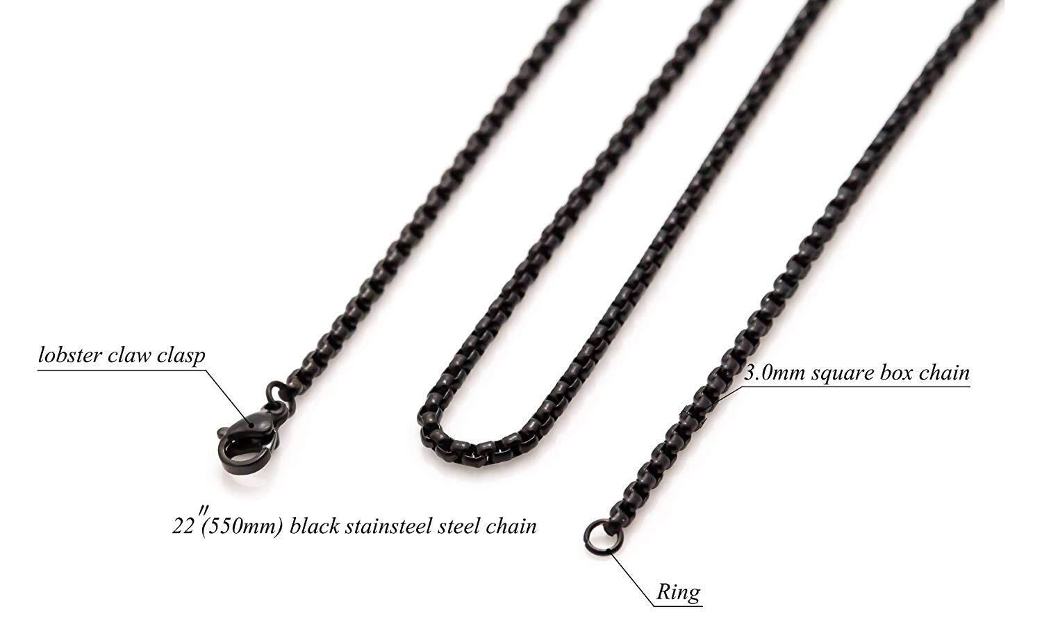 Men Large Biker Tiger Skull Titanium Steel Pendant Necklace-Necklaces-Innovato Design-Innovato Design