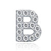 925 Sterling Silver CZ Simulated Diamond Stud Earrings Fashion Alphabet Letter Initial Earrings-Earrings-Innovato Design-B-Innovato Design