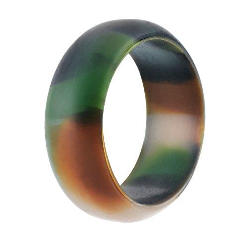 Silicone Wedding Ring For Men, Affordable Silicone Rubber Wedding Bands-Rings-Jewelry_supplies-Green-9-Innovato Design